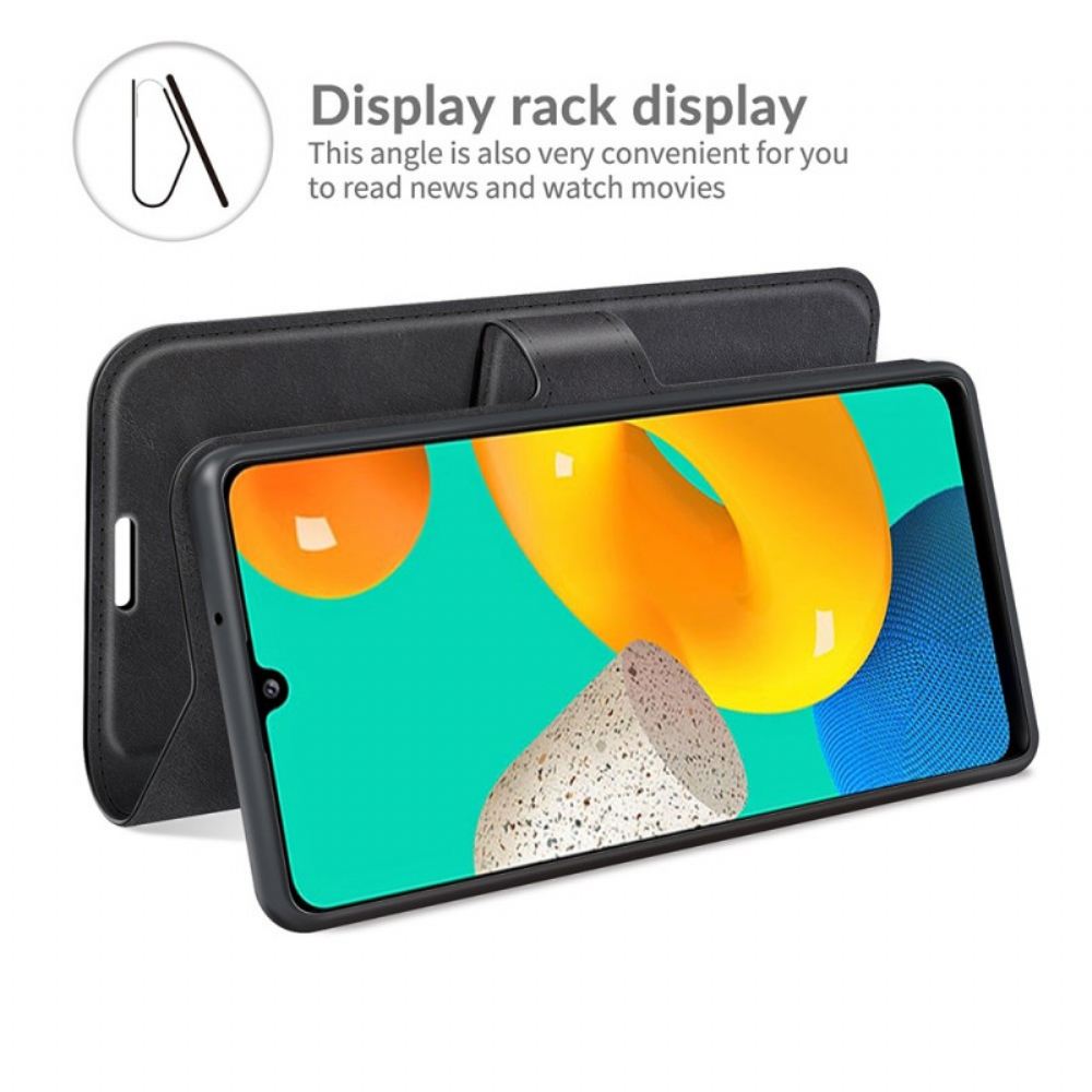 Flipové Pouzdro Na Samsung Galaxy M32 Tenká Umělá Kůže