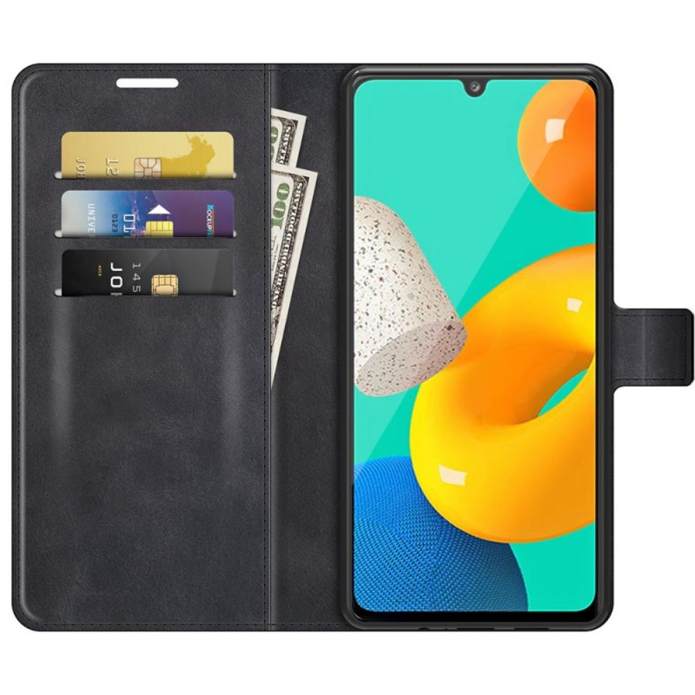 Flipové Pouzdro Na Samsung Galaxy M32 Tenká Umělá Kůže