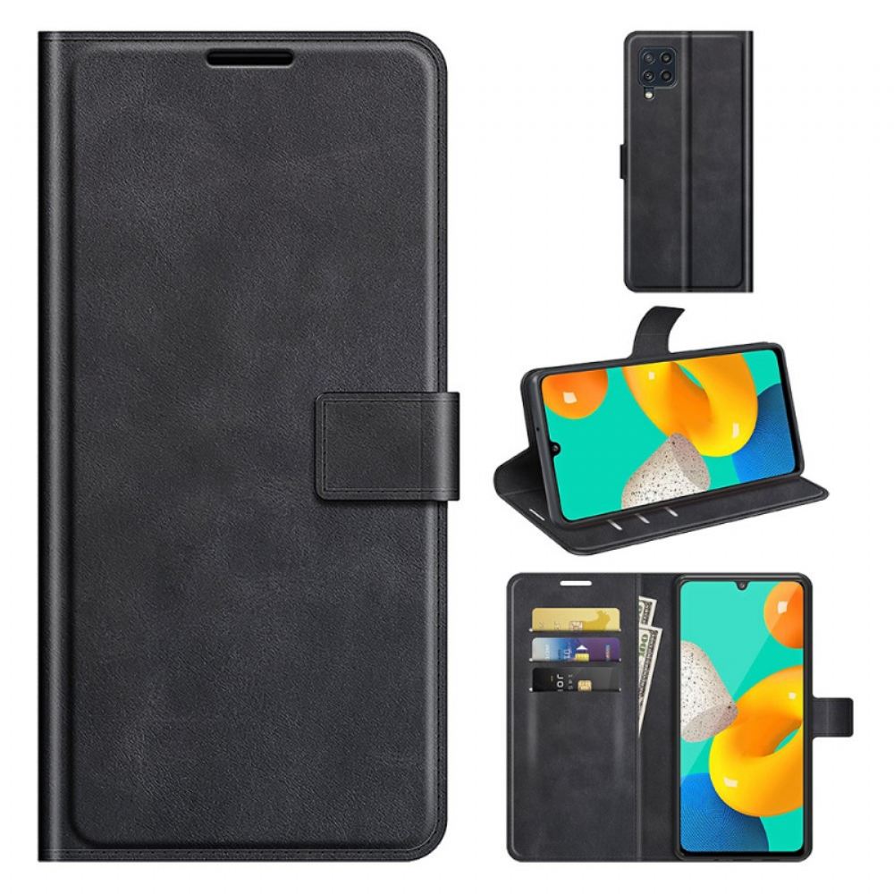 Flipové Pouzdro Na Samsung Galaxy M32 Tenká Umělá Kůže