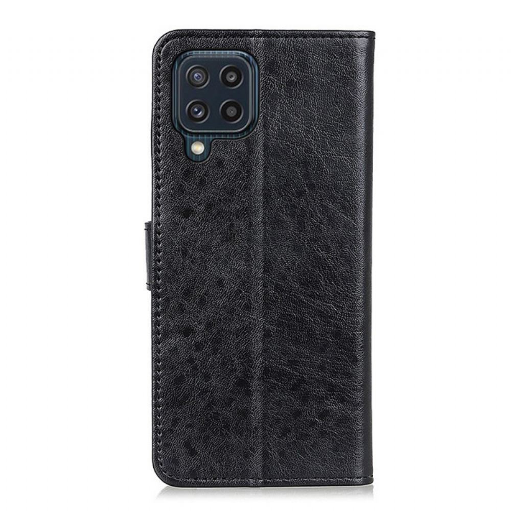 Flipové Pouzdro Na Samsung Galaxy M32 Texturovaná Umělá Kůže