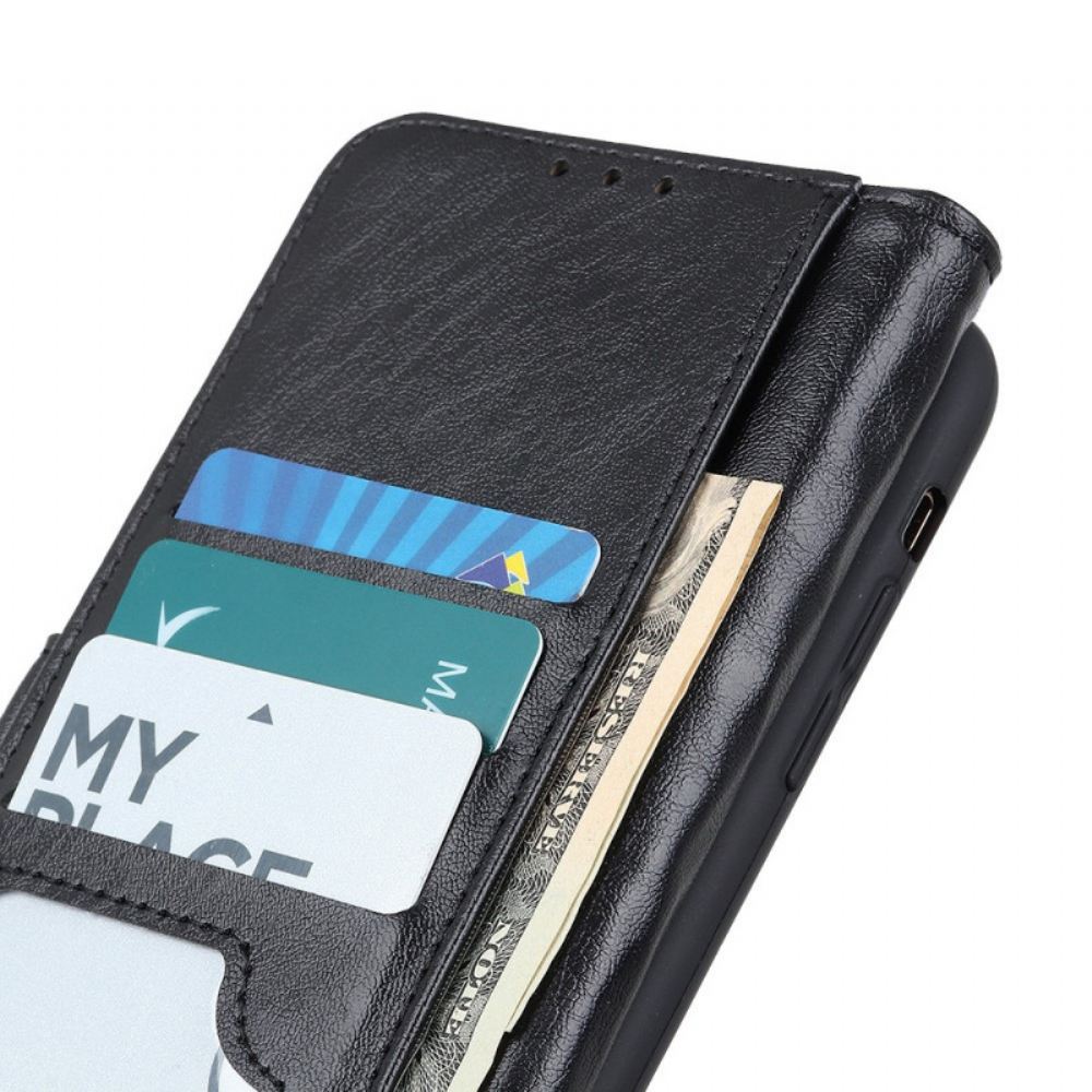 Flipové Pouzdro Na Samsung Galaxy M32 Texturovaná Umělá Kůže