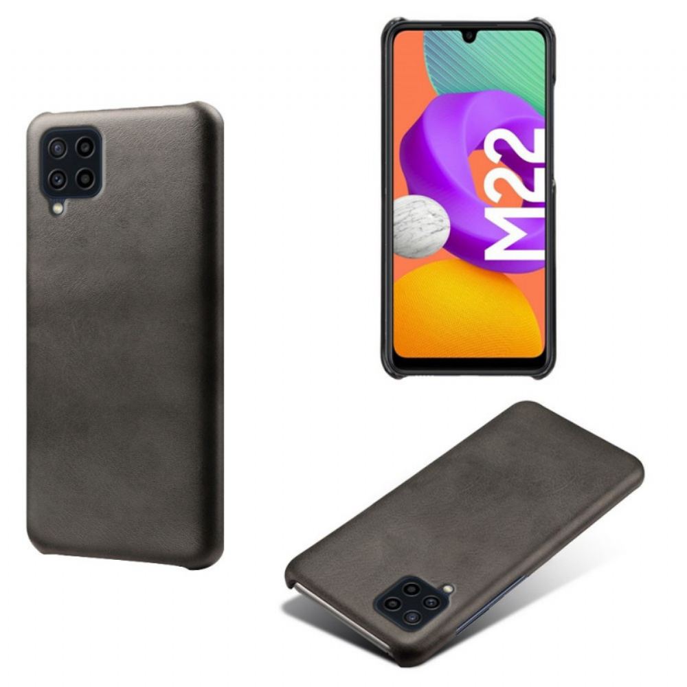 Kryt Na Samsung Galaxy M32 Kožený Efekt Ksq
