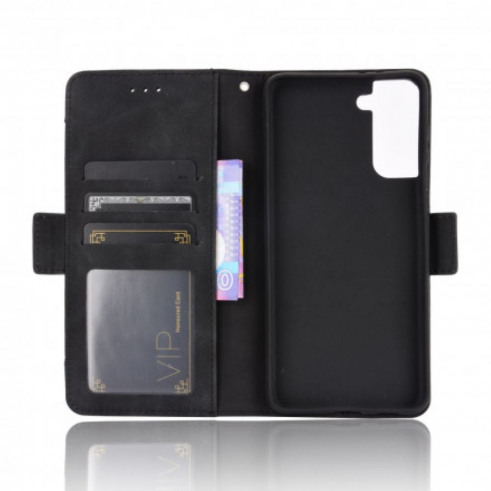 Flipové Pouzdro Na Samsung Galaxy S21 Plus 5G Multi-card První Třídy