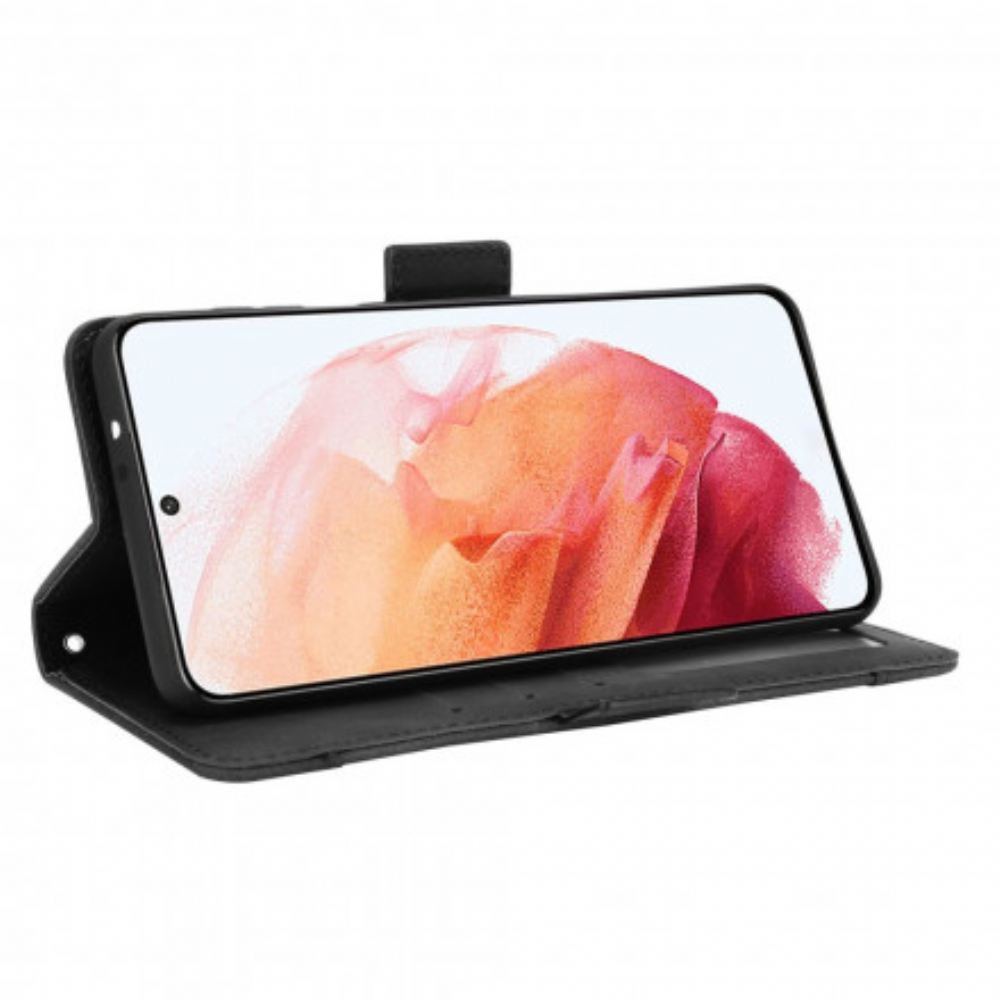 Flipové Pouzdro Na Samsung Galaxy S21 Plus 5G Multi-card První Třídy