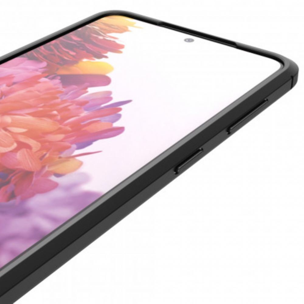 Kryt Na Samsung Galaxy S21 Plus 5G Efekt Kůže Litchi S Dvojitou Linií
