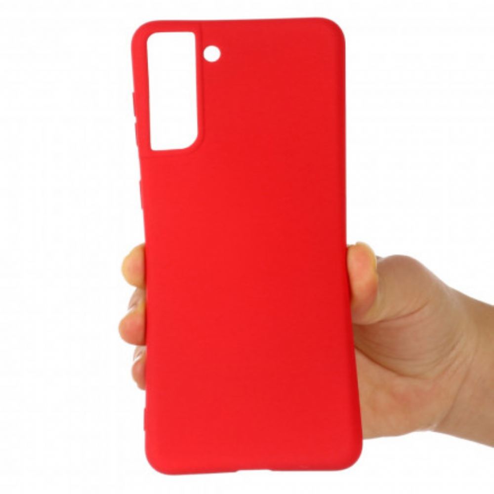 Kryt Na Samsung Galaxy S21 Plus 5G Tekutý Silikonový Design