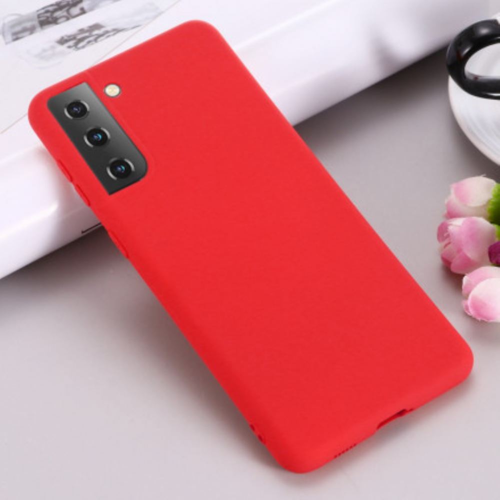 Kryt Na Samsung Galaxy S21 Plus 5G Tekutý Silikonový Design