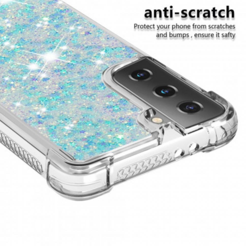 Kryt Na Samsung Galaxy S21 Plus 5G Touhy Po Flitrech