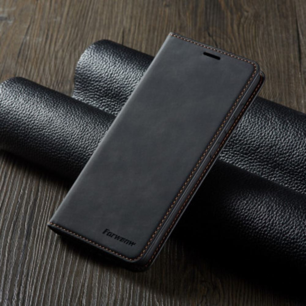 Kryty Na Mobil Na Samsung Galaxy S21 Plus 5G Flipové Pouzdro Kožený Efekt Forwenw