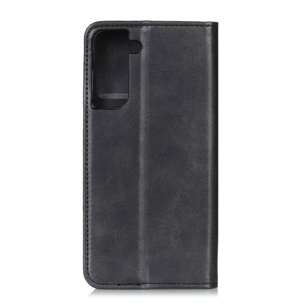 Kryty Na Mobil Na Samsung Galaxy S21 Plus 5G Flipové Pouzdro Vintage Štípaná Kůže