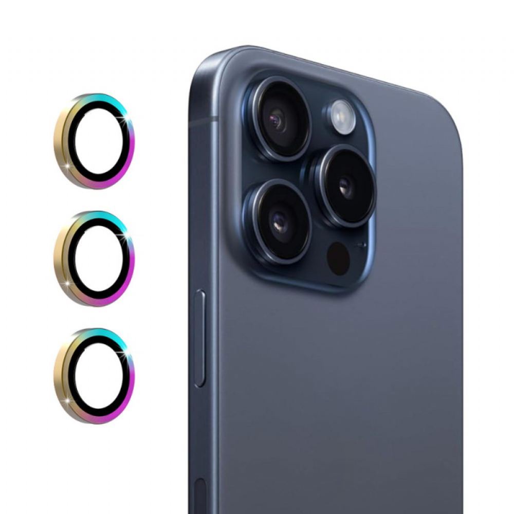 iPhone 16 Pro Enkay Chránič Objektivu S Barevnými Kroužky