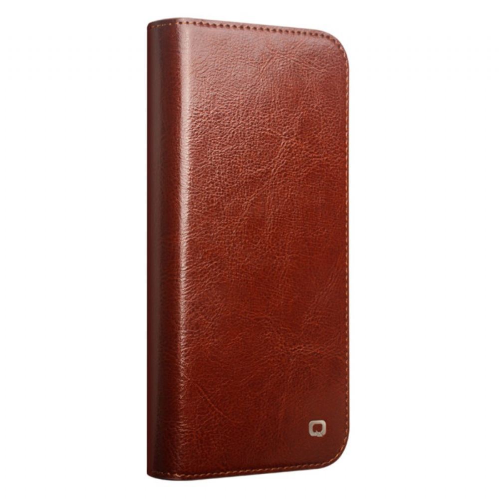 Kožené Pouzdro Folio iPhone 16 Pro Qialino