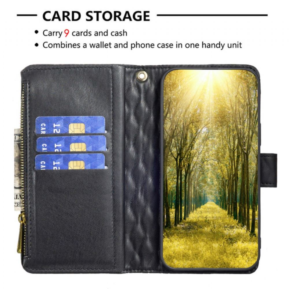 Kožený Kryt iPhone 16 Pro Prošívaná Binfen Barva