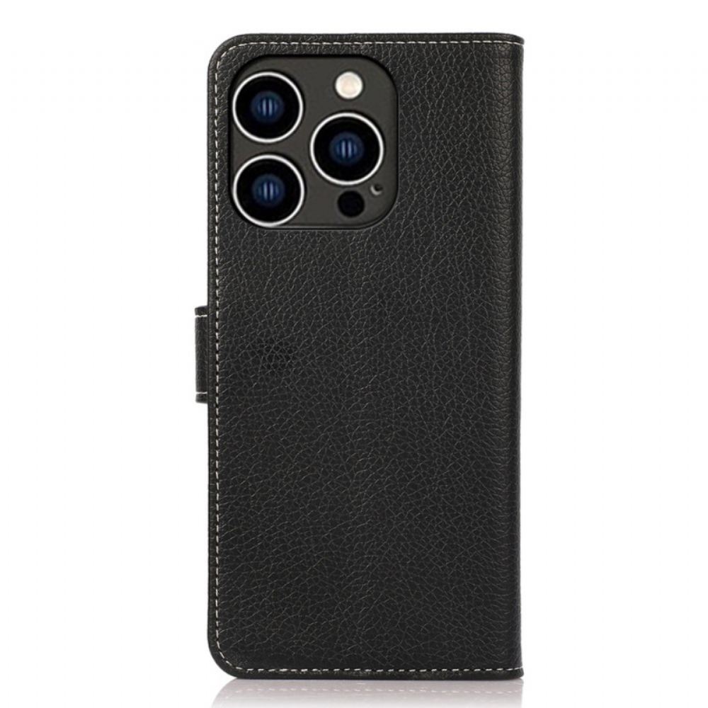 Kožený Kryt iPhone 16 Pro Texturovaný Povrch