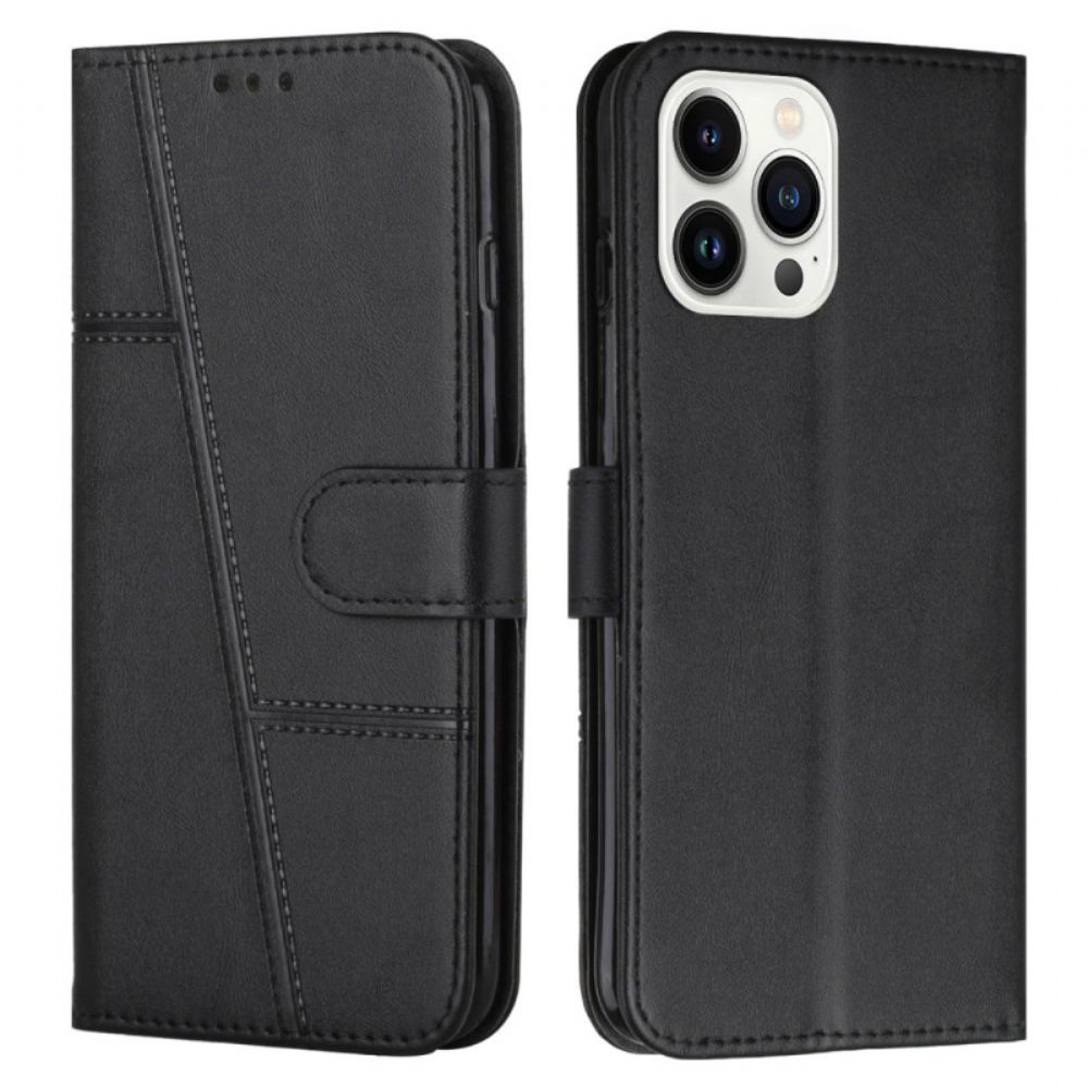 Kožený Kryt Na iPhone 16 Pro Podnikání V Lanière