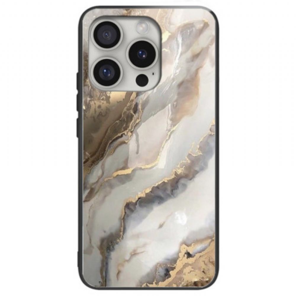 Kryt iPhone 16 Pro Alchymistické Tvrzené Sklo Z Mramoru