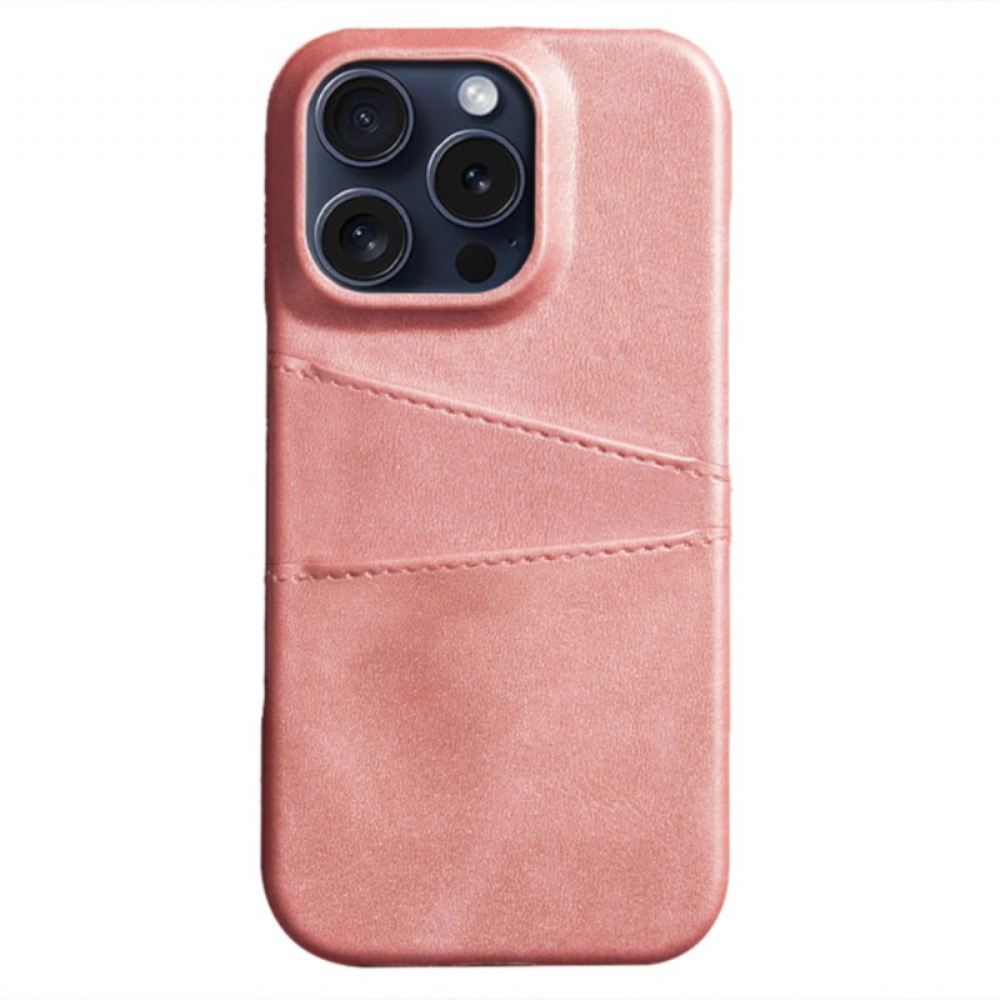 Kryt iPhone 16 Pro Dvojitý Držitel Karty