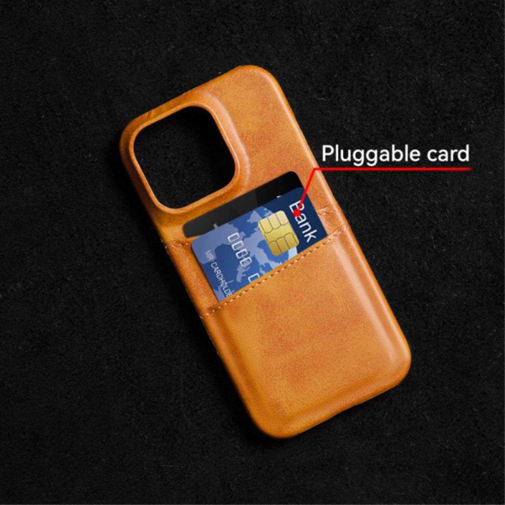 Kryt iPhone 16 Pro Dvojitý Držitel Karty