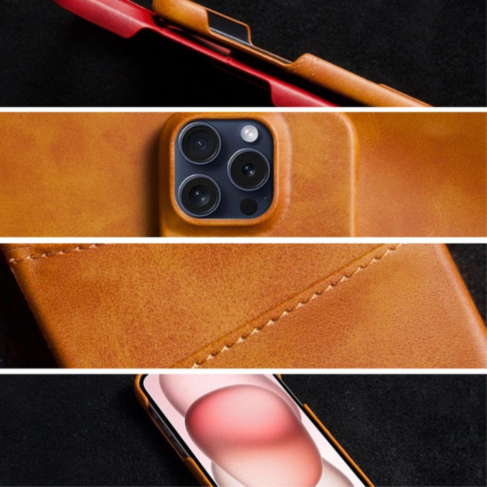 Kryt iPhone 16 Pro Dvojitý Držitel Karty