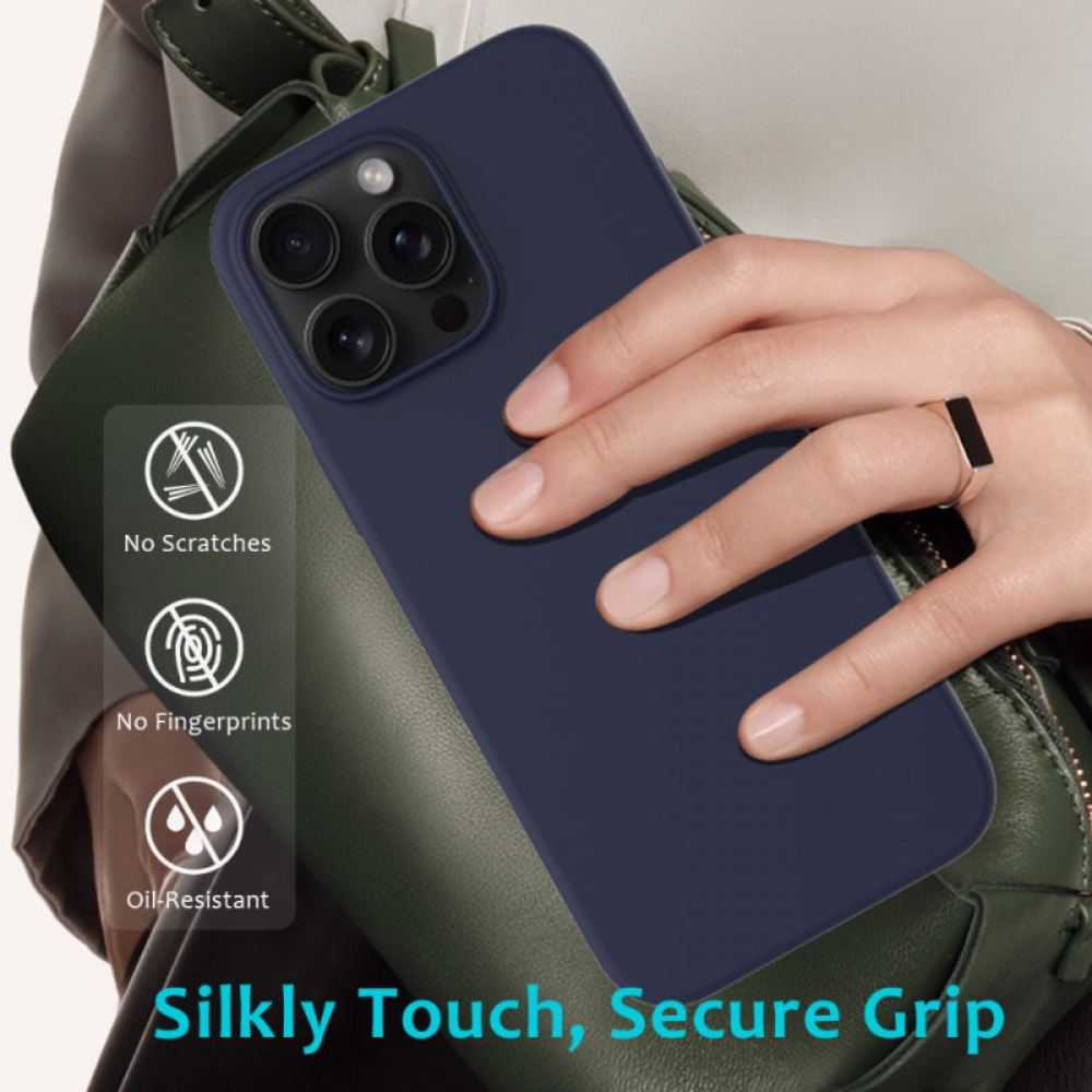 Kryt iPhone 16 Pro Flexibilní Silikon