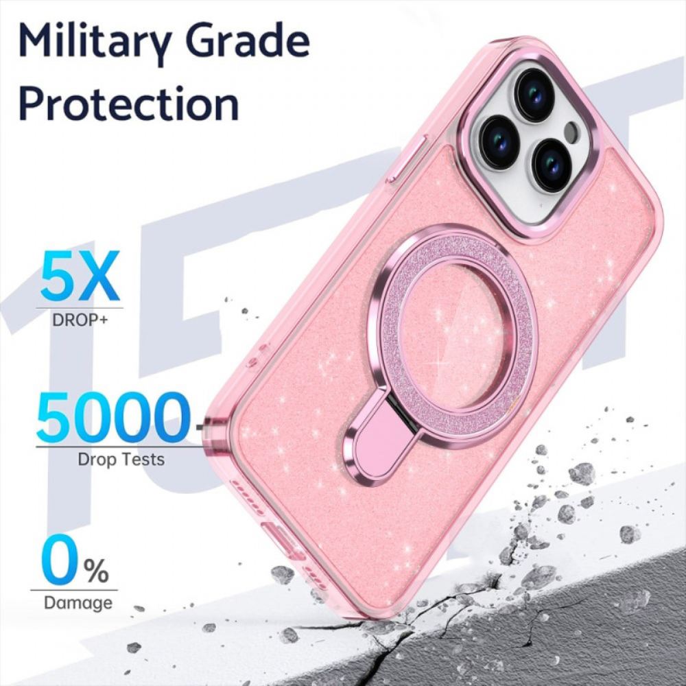 Kryt iPhone 16 Pro Glitter Design Kompatibilní S Magsafe