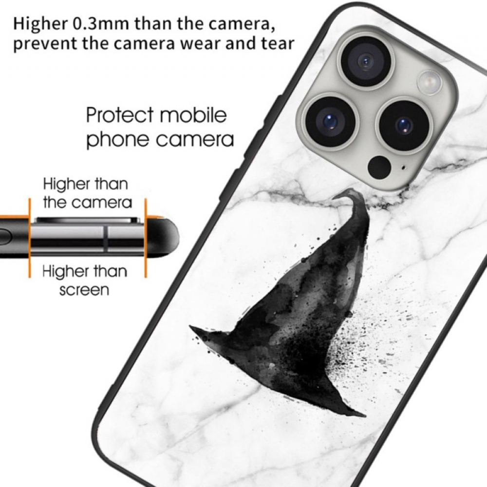 Kryt iPhone 16 Pro Klobouk Z Tvrzeného Skla