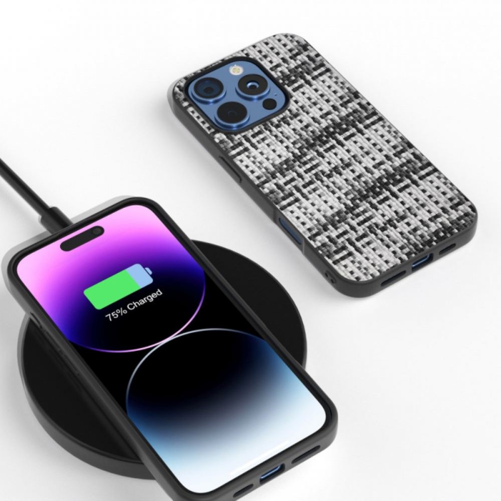 Kryt iPhone 16 Pro Kostkovaná Textura