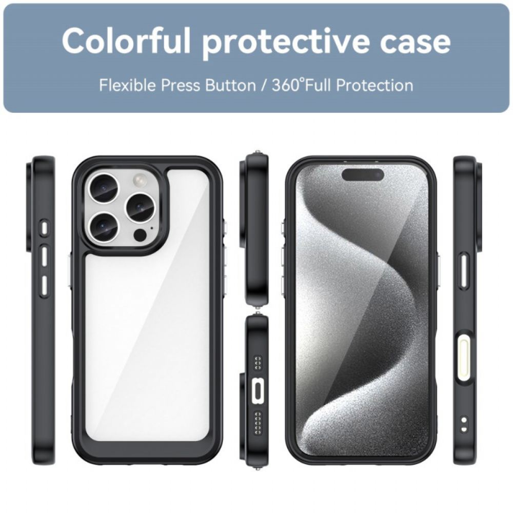 Kryt iPhone 16 Pro Kryty Na Mobil Akryl A Silikon