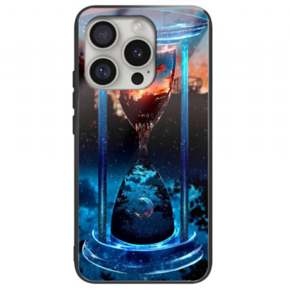 Kryt iPhone 16 Pro Kryty Na Mobil Tvrzené Sklo Slunce A Měsíc