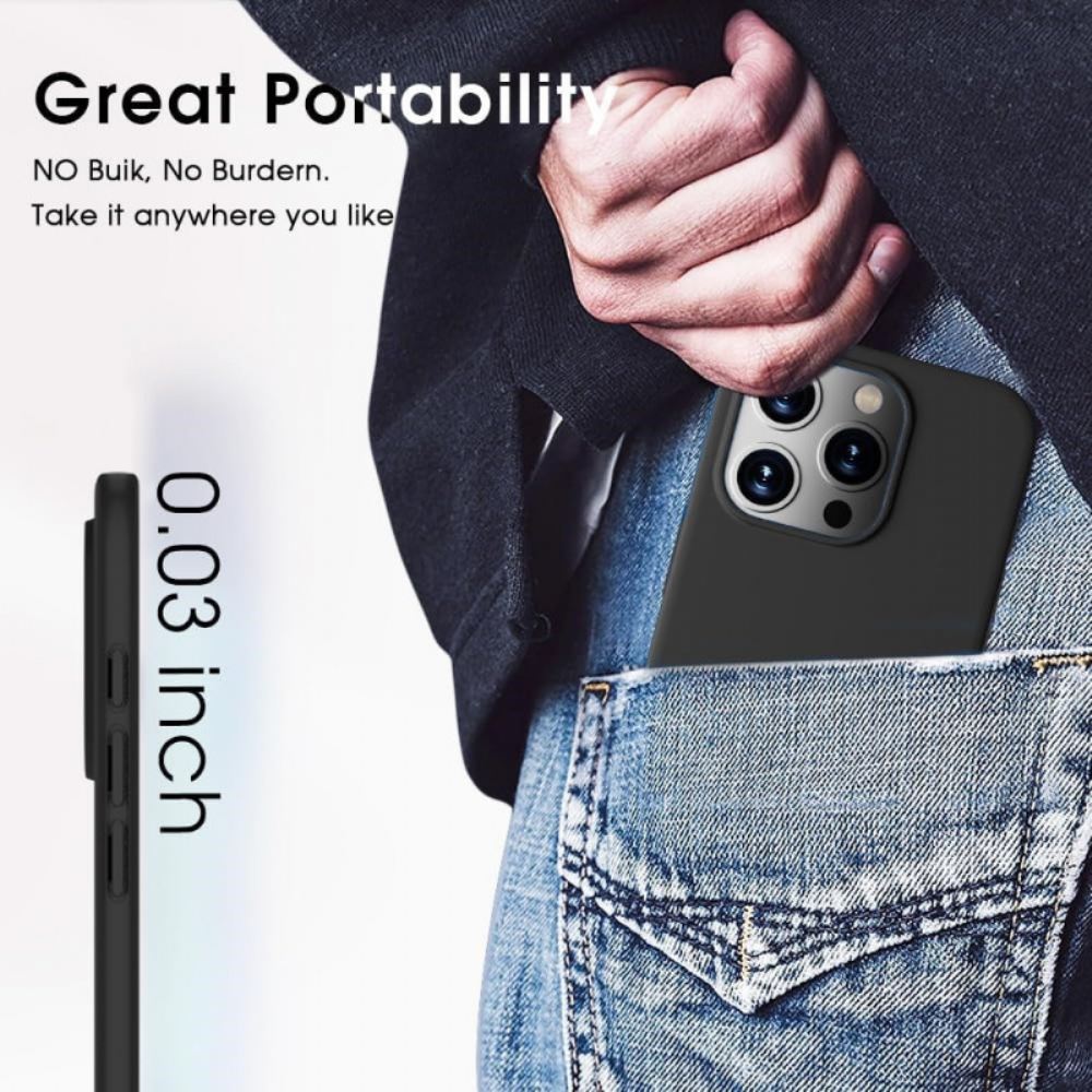 Kryt iPhone 16 Pro Matný Pružný Silikon