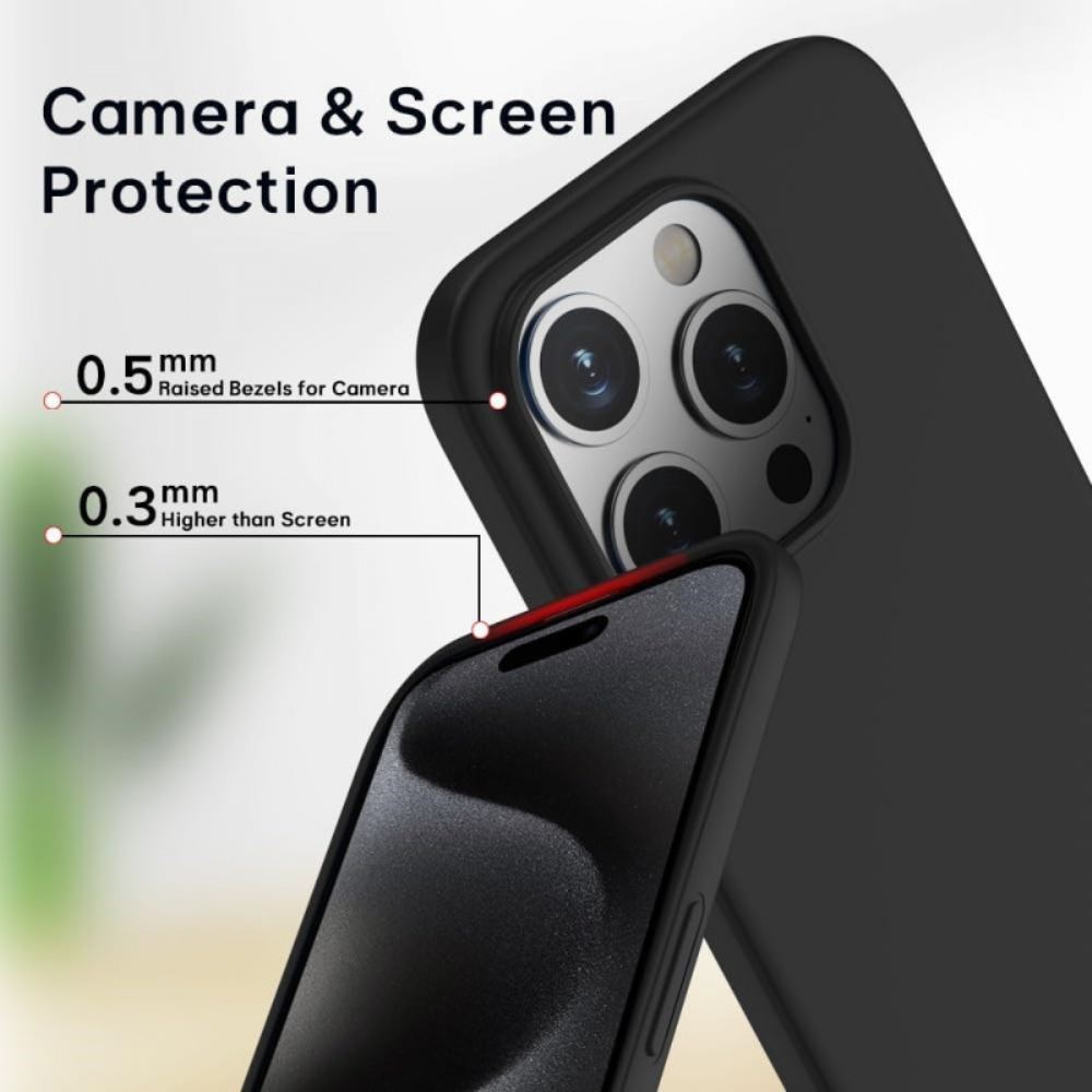 Kryt iPhone 16 Pro Matný Pružný Silikon