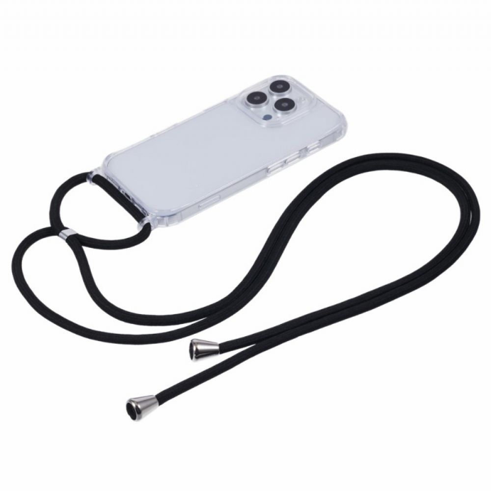 Kryt iPhone 16 Pro Průhledná Šňůra
