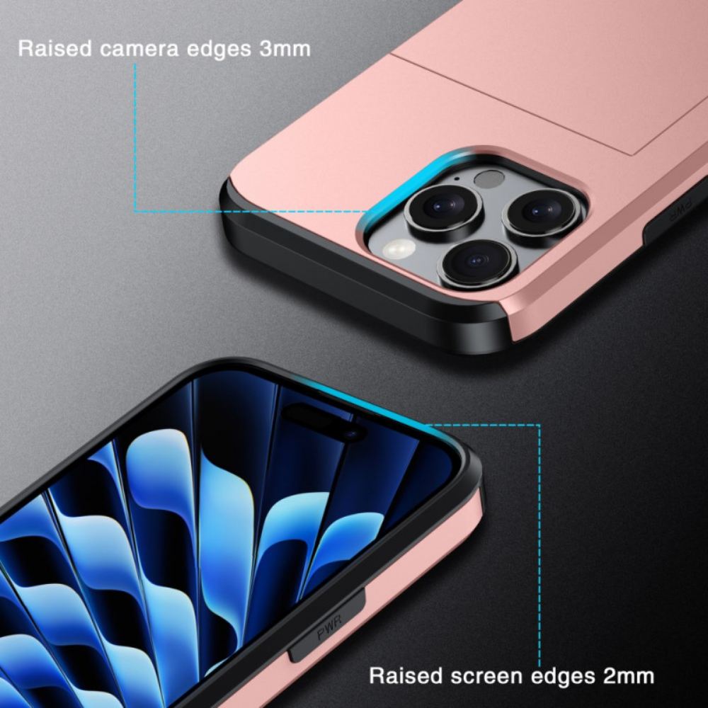 Kryt iPhone 16 Pro Skrytý Držitel Karty