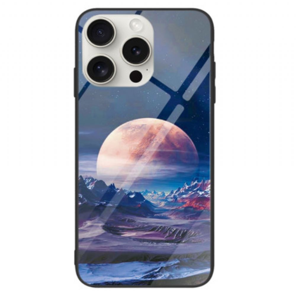 Kryt iPhone 16 Pro Tvrzené Sklo White Planet