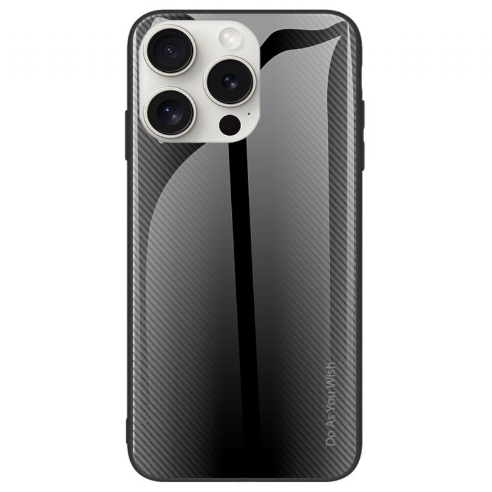 Kryt iPhone 16 Pro Tvrzené Sklo Z Uhlíkových Vláken