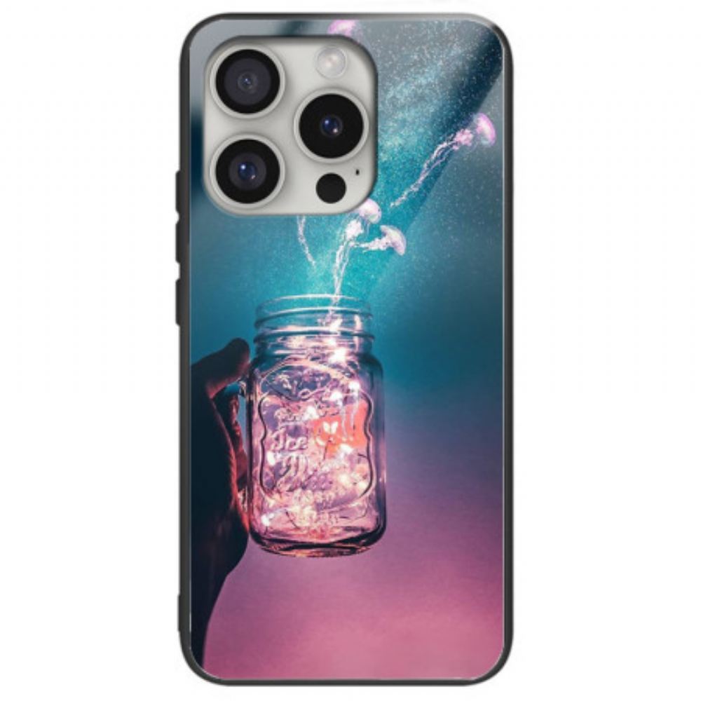 Kryt Na iPhone 16 Pro Medúza Z Tvrzeného Skla V Láhvi