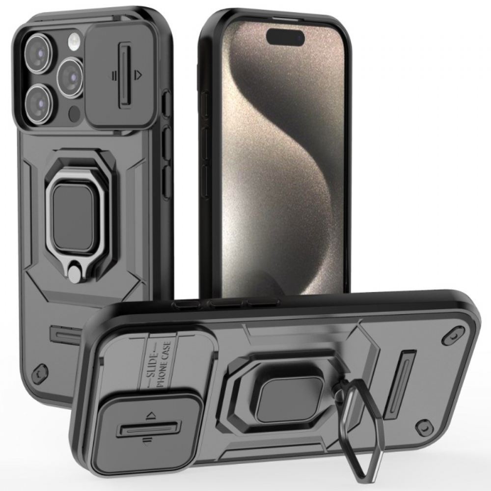 Kryt Na iPhone 16 Pro Ochrana Proti Kroužkovému Posuvnému Objektivu
