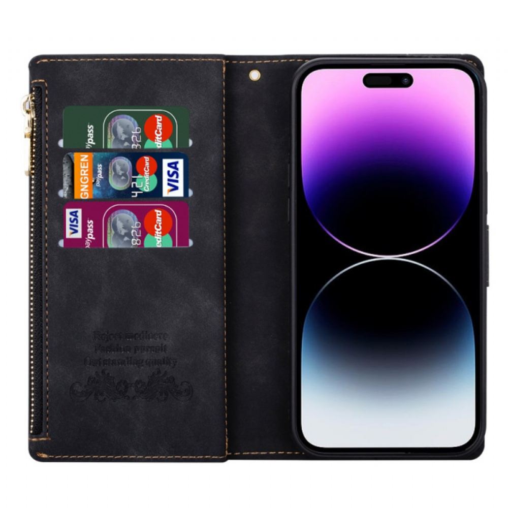 Peněženková Pouzdra iPhone 16 Pro Kryty Na Mobil Geometrický Vzor Peněženky