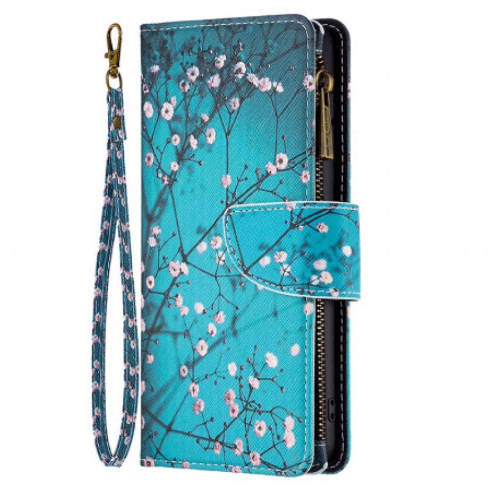Peněženková Pouzdra iPhone 16 Pro Kryty Na Mobil Peněženka Plum Blossom