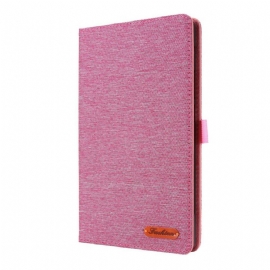 Kožené Pouzdro Folio Na Huawei MatePad T 8 Fabric Design
