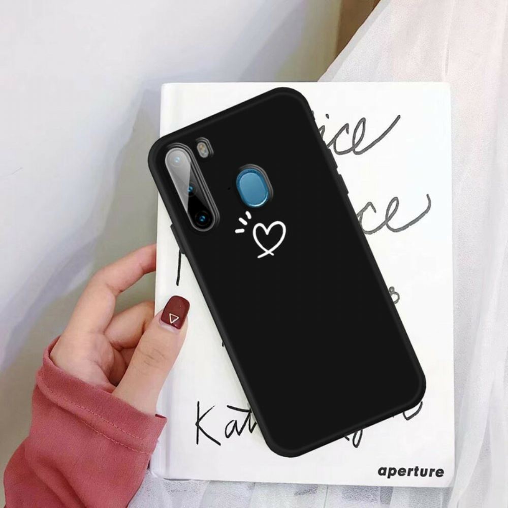 Kryty Na Mobil Na Samsung Galaxy M11 Silikonové Tepající Srdce