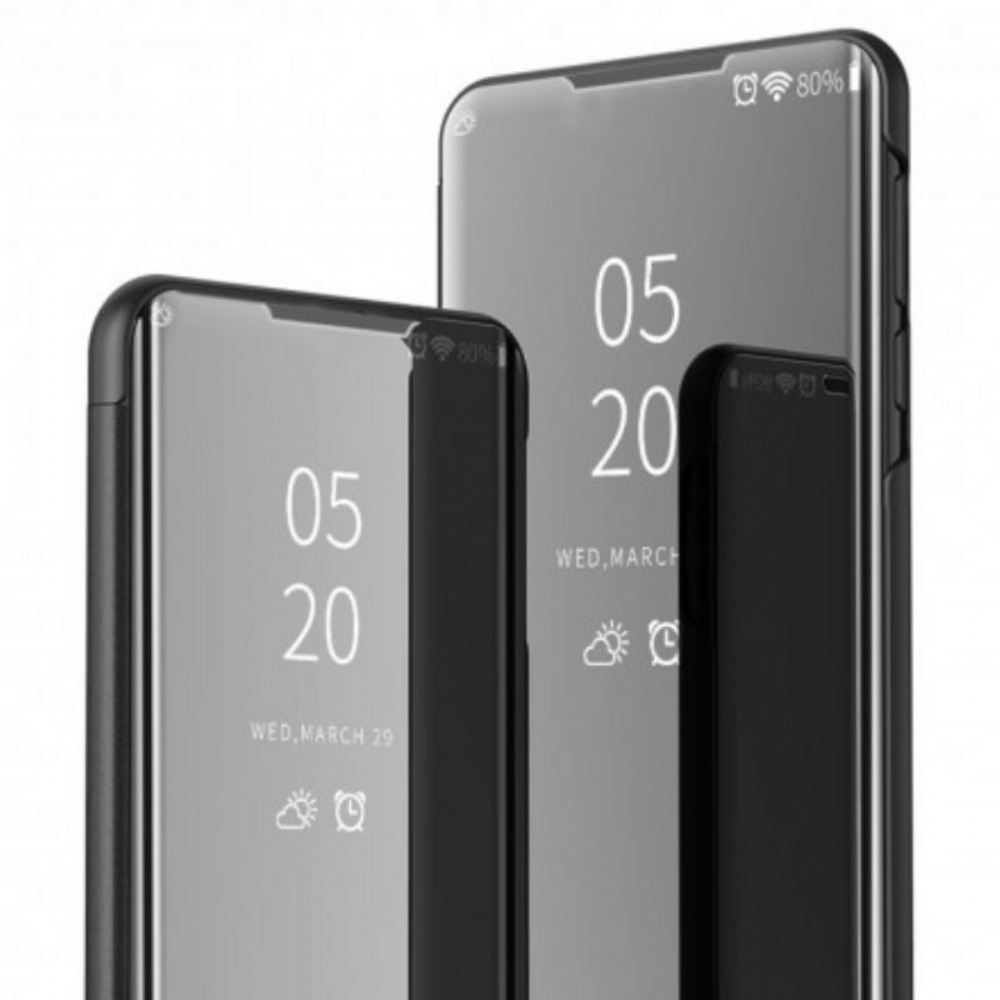 Kryty Na Mobil Na Poco M5s Zrcadlo A Umělá Kůže