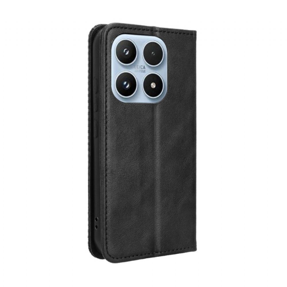 Kožené Pouzdro Folio Na Xiaomi 17 Vintage Vlys