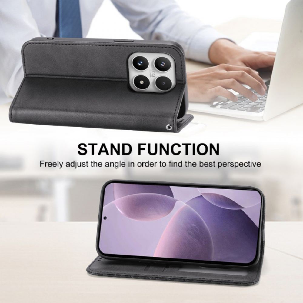 Kožené Pouzdro Folio Xiaomi 17 Diamantový Potisk Okraje