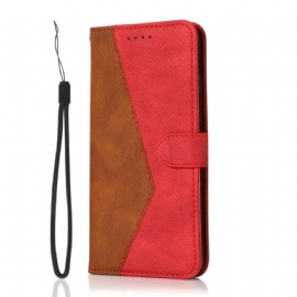 Kožený Kryt Xiaomi 17 Dvoubarevný