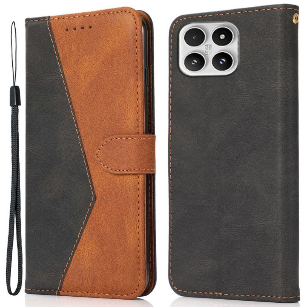 Kožený Kryt Xiaomi 17 Dvoubarevný