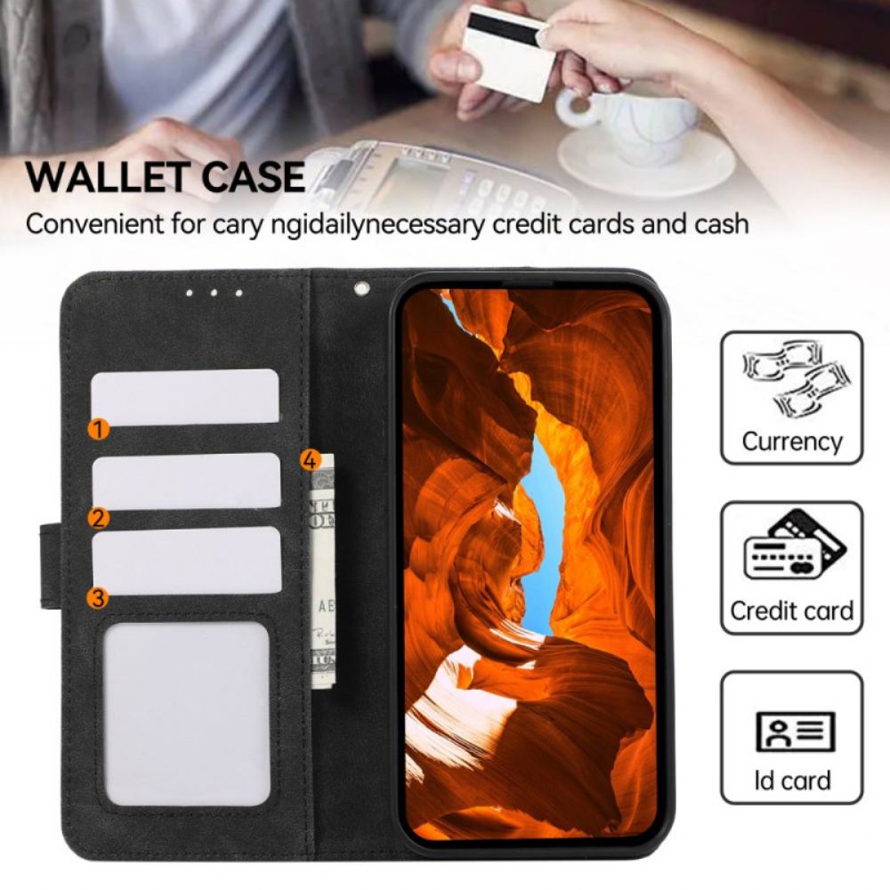 Kožený Kryt Xiaomi 17 Dvoubarevný Abeel