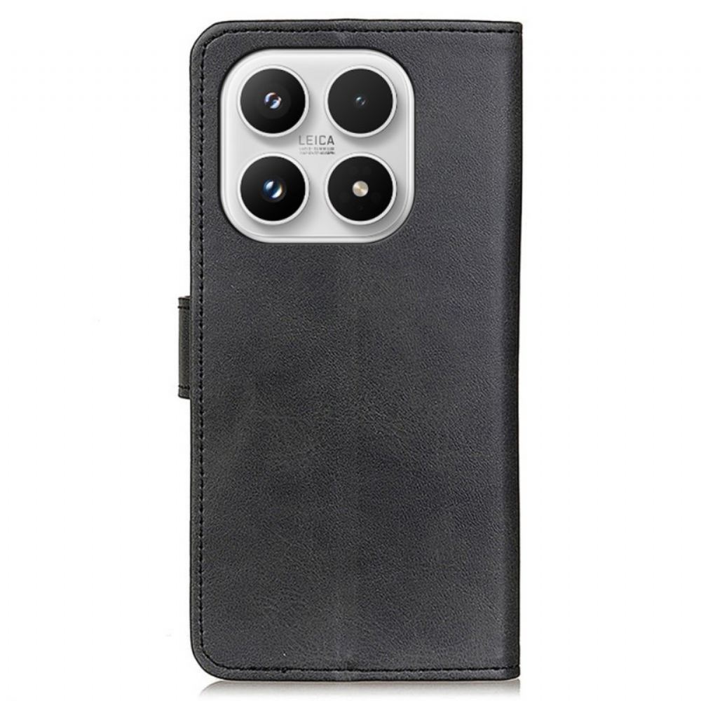 Kožený Kryt Xiaomi 17 Matná Umělá Kůže