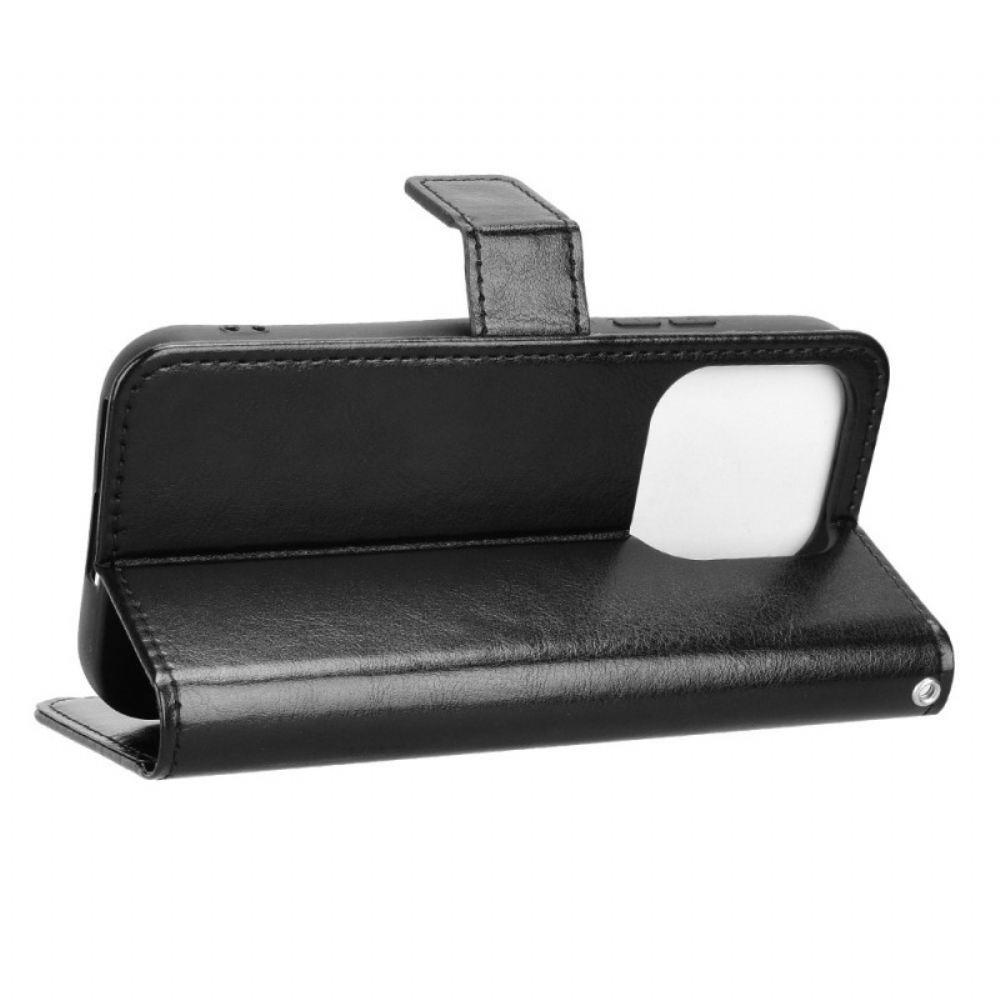 Kožený Kryt Xiaomi 17 Okázalá Umělá Kůže