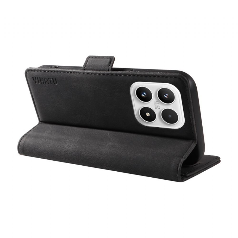 Kožený Kryt Xiaomi 17 Semišový Efekt Yikatu